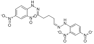 结构式 CAS# 5085-07-4, 戊二醛 2,4-二硝基苯基腙