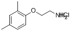 structure of CAS# 50912-65-7, 2-(2,4-Dimethylphenoxy)Ethanamine Hydrochloride;2-(2,4-Dimethylphenoxy)Ethylammonium;Zinc04072717