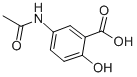 结构式 CAS# 51-59-2, N-乙酰基-5-氨基水杨酸