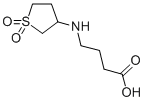 structure of CAS# 51070-62-3, 4-(1,1-Dioxo-Tetrahydro-1-Thiophen-3-Ylamino)-Butyric Acid;4-[(3R)-1,1-Dioxothiolan-3-Yl]Ammoniobutanoate;4-[[(3R)-1,1-Dioxo-3-Thiolanyl]Ammonio]Butanoate;4-[(3R)-1,1-Diketothiolan-3-Yl]Ammoniobutyrate