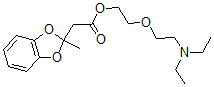 CAS#: 51140-23-9， 2-(2-Diethylaminoethoxy)Ethyl 2-Methyl-1,3-Benzodioxole-2-Acetate