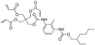 CAS#: 51160-59-9， 2-[[[[[3-[[[(2-Ethylhexyl)Oxy]Carbonyl]Amino]Methylphenyl]Amino]Carbonyl]Oxy]Methyl]-2-[[(1-Oxoallyl)Oxy]Methyl]-1,3-Propanediyl Diacrylate