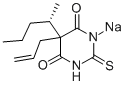 CAS#: 51165-41-4， S(-)-Thioamylal Sodium