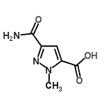 CAS#: 512807-45-3， 3-Carbamoyl-1-Methyl-1H-Pyrazole-5-Carboxylic Acid