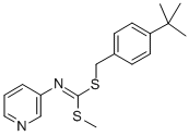 CAS#: 51308-52-2， S-(4-(1,1-Dimethylethyl)Phenyl)Methyl S-Methyl 3-Pyridinylcarbonimidodithioate