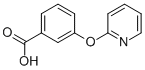 structure of CAS# 51362-30-2, 3-(Pyrid-2-Yloxy)Benzoic Acid;3-(PYRID-2-YLOXY)BENZOIC ACID