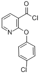 structure of CAS# 51362-50-6, 2-(4-Chlorophenoxy)Pyridine-3-Carbonyl Chloride;2-(4-CHLOROPHENOXY)-2-PYRIDINE-3-CARBONYL CHLORIDE;2-(4-CHLOROPHENOXY)PYRIDINE-3-CARBONYL CHLORIDE