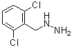 structure of CAS# 51421-14-8, (2,6-Dichlorobenzyl)Hydrazine;(2,6-dichlorobenzyl)hydrazine;(2,6-Dichloro-benzyl)-hydrazine;[(2,6-dichlorophenyl)methyl]hydrazine