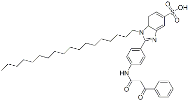 CAS#: 5149-72-4， 2-[4-[(1,3-Dioxo-3-Phenylpropyl)Amino]Phenyl]-1-Octadecyl-1H-Benzimidazole-5-Sulphonic Acid