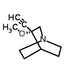 CAS#: 515154-59-3， (3R)-3-Ethynyl-3-Methoxyquinuclidine
