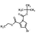 CAS#: 516465-80-8， 2-Ethyl 1-(2-Methyl-2-Propanyl) 4-Bromo-1H-Pyrrole-1,2-Dicarboxylate