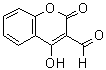 结构式 CAS# 51751-34-9, 4-羟基-2-氧代-2H-苯并吡喃-3-甲醛