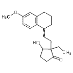 CAS#: 51773-49-0， 2-Ethyl-3-Hydroxy-2-[2-(6-Methoxy-3,4-Dihydro-1(2H)-Naphthalenylidene)Ethyl]Cyclopentanone