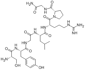 structure of CAS# 51776-33-1, H-Ser-Tyr-Gly-Leu-Arg-Pro-Gly-NH2;LUTEINIZING HORMONE RELEASING HORMONE FRAGMENT 4-10;Luteinizing Hormone Releasing Hormone*Fragment 4-;Gonadotropin-Releasing Hormone I, Fragment 4-10