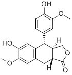 CAS 登录号：518-55-8， (-)-alpha-铁杉脂素