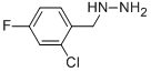 结构式 CAS# 51860-05-0, 2-氯-4-氟-苄基-肼