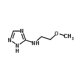CAS 登录号：519018-58-7， N-(2-甲氧基乙基)-1H-1,2,4-三唑-5-胺