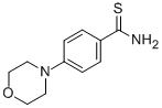 structure of CAS# 519056-60-1, 4-Morpholinobenzenecarbothioamide;4-MORPHOLINOBENZENECARBOTHIOAMIDE