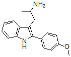 CAS#: 52019-02-0， 2-(4-Methoxyphenyl)-alpha-Methyl-1H-Indole-3-Ethanamine