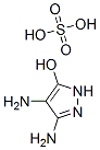 structure of CAS# 52057-97-3, 3,4-Diamino-1H-pyrazol-5-ol sulfate;4,5-Diamino-1,2-Dihydro-3H-Pyrazol-3-One;Nsc252045;Zinc02387488