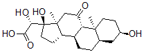 CAS#: 52077-56-2， (3a,5b,20R)-3,17,20-Trihydroxy-11-oxo-Pregnan-21-oic acid