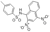 结构式 CAS# 52077-96-0, N-(24-二硝基-1-萘基)-对甲苯磺酰胺