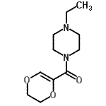 CAS#: 521283-70-5， 5,6-Dihydro-1,4-Dioxin-2-Yl(4-Ethyl-1-Piperazinyl)Methanone
