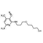 CAS#: 52238-86-5， 6-Amino-2-{[3-(4-Hydroxybutoxy)Propyl]Amino}-4-Methylnicotinonitrile