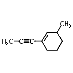 CAS#: 52326-77-9， 3-Methyl-1-(1-Propyn-1-Yl)Cyclohexene