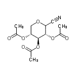 CAS 登录号：52443-06-8， (3S,4S,5R)-2-氰基四氢-2H-吡喃-3,4,5-三基三乙酸酯