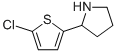 structure of CAS# 524674-42-8, 2-(5-Chlorothien-2-Yl)Pyrrolidine