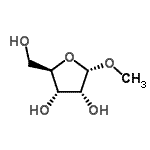 CAS#: 52485-92-4， Methyl alpha-D-Ribofuranoside