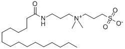 CAS#: 52562-29-5， 3-[N,N-Dimethyl(3-palmitoylaminopropyl)ammonio]-propanesulfonate