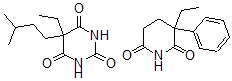 CAS#: 52623-89-9， 5-Ethyl-5-(3-methylbutyl)-2,4,6(1H,3H,5H)-Pyrimidinetrione mixt. with 3-ethyl-3-phenyl-2,6-piperidinedione