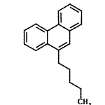 structure of CAS# 52689-26-6, 9-Pentylphenanthrene;9-pentylphenanthrene;9-Pentyl-phenanthrene
