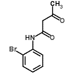 结构式 CAS# 52700-65-9, N-(2-溴苯基)-3-氧代丁酰胺