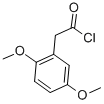 structure of CAS# 52711-92-9, (2,5-Dimethoxyphenyl)Acetyl Chloride;2-(2,5-Dimethoxyphenyl)Ethanoyl Chloride;2,5-Dimethoxyphenylacetyl Chloride;(2,5-Dimethoxyphenyl)Acetyl Chloride