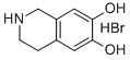 structure of CAS# 52768-23-7, 1,2,3,4-Tetrahydro-6,7-Isoquinolinediol Hydrobromide;Zinc03847413