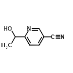 CAS#: 52830-22-5， 6-(1-Hydroxyethyl)Nicotinonitrile