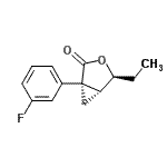 CAS#: 528588-18-3， (1S,4S,5R)-4-Ethyl-1-(3-Fluorophenyl)-3-Oxabicyclo[3.1.0]Hexan-2-One