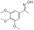 structure of CAS# 52888-42-3, 3,4,5-Trimethoxy-Acetophenone Oxime;Brn 3324204;2-08-00-00445 (Beilstein Handbook Reference);3,4,5-Trimethoxyacetophenone Oxime