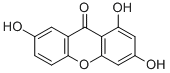 structure of CAS# 529-49-7, 1,3,7-Trihydroxy-9H-Xanthen-9-One;1,3,7-Trihydroxy-9-Xanthenone;1,3,7-Trihydroxyxanthone;Nsc329491