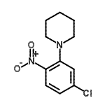 structure of CAS# 53013-43-7, 1-(5-Chloro-2-Nitrophenyl)Piperidine;(5-chloro-2-nitrophenyl)piperidine;1-(5-Chloro-2-nitrophenyl)piperidine;MFCD00447999