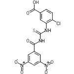 CAS#: 530146-17-9， 4-Chloro-3-{[(3,5-Dinitrobenzoyl)Carbamothioyl]Amino}Benzoic Acid