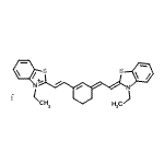 CAS#: 53019-70-8， 3-Ethyl-2-[(E)-2-{(3E)-3-[(2Z)-2-(3-Ethyl-1,3-Benzothiazol-2(3H)-Ylidene)Ethylidene]-1-Cyclohexen-1-Yl}Vinyl]-1,3-Benzothiazol-3-Ium Iodide