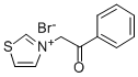 structure of CAS# 5304-34-7, N-Phenacylthiazolium Bromide;N-PHENACYLTHIAZOLIUM BROMIDE;3-Phenacylthiazoliumbromide
