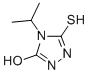 structure of CAS# 53065-47-7, 4-Isopropyl-5-Mercapto-4H-1,2,4-Triazol-3-Ol;4-Isopropyl-5-Mercapto-4H-1,2,4-Triazol-3-Ol, 4-(Prop-2-Yl)-5-Sulphanyl-4H-1,2,4-Triazol-3-Ol;1,2,4-Triazolidin-3-One,4-(1-Methylethyl)-5-Thioxo-(9CI);5-Hydroxy-4-Isopropyl-4H-1,2,4-Triazole-3-Thiol
