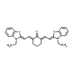 CAS#: 53115-00-7， (2E,6E)-2,6-Bis[(2Z)-2-(3-Ethyl-1,3-Benzothiazol-2(3H)-Ylidene)Ethylidene]Cyclohexanone