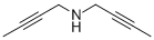 结构式 CAS# 53146-06-8, 二-丁-2-炔基-胺