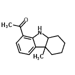 CAS#: 53155-57-0， 1-(4A-Methyl-2,3,4,4A,9,9A-Hexahydro-1H-Carbazol-8-Yl)Ethanone
